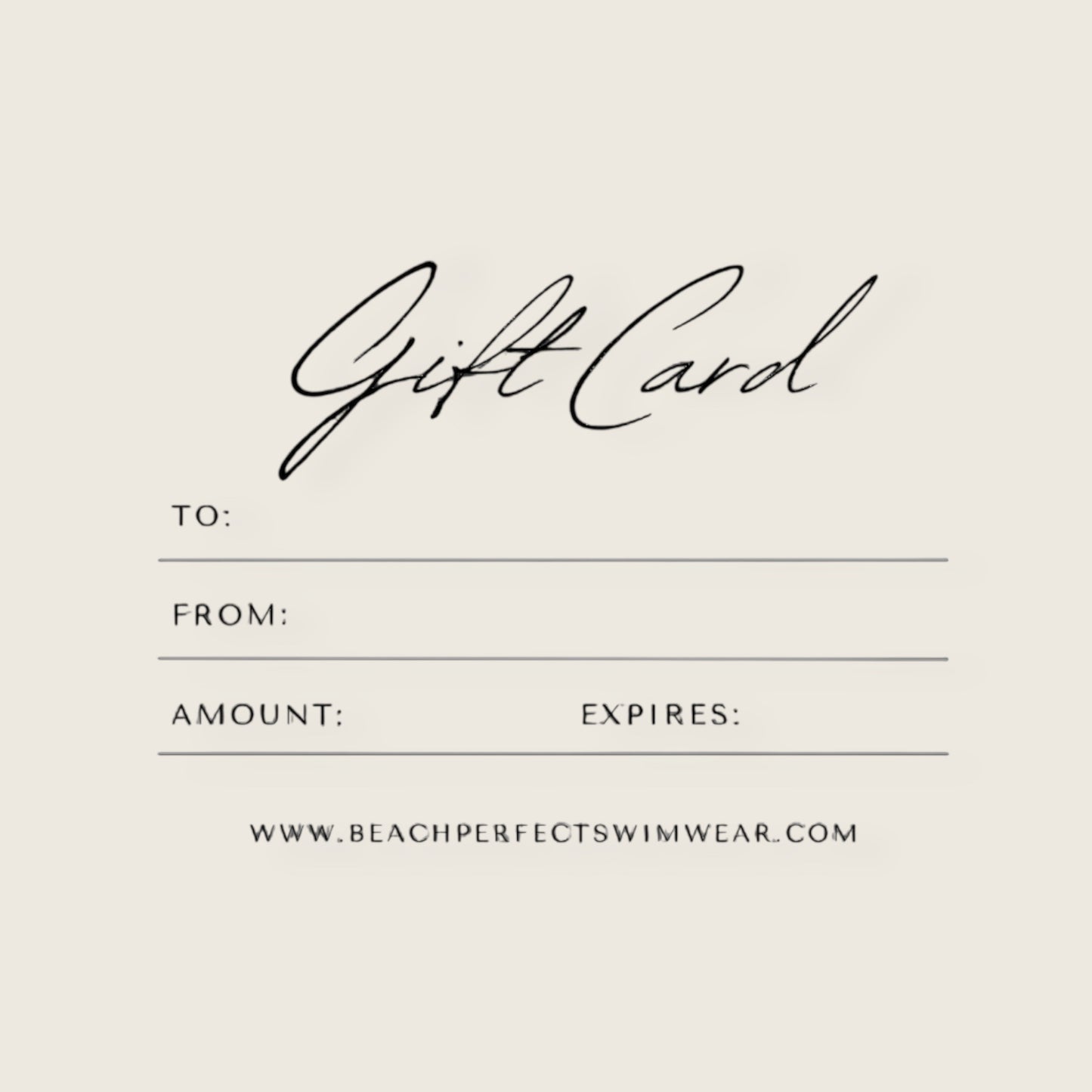 Gift card